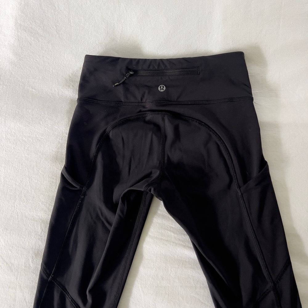 Lululemon Black Speed Tight Leggings Size 2 - Picture 9 of 10